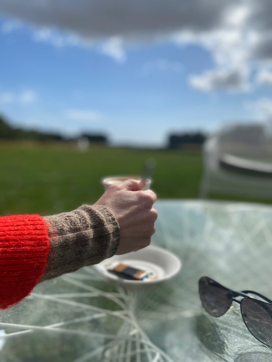 Wrist warmers Kashmir Kamel